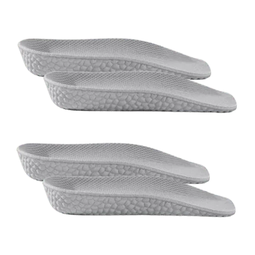 Устілки ортопедичні HeightInsoles під п'яту для комфортної ходи та збільшення зростання 2 пари Сірий (2456)