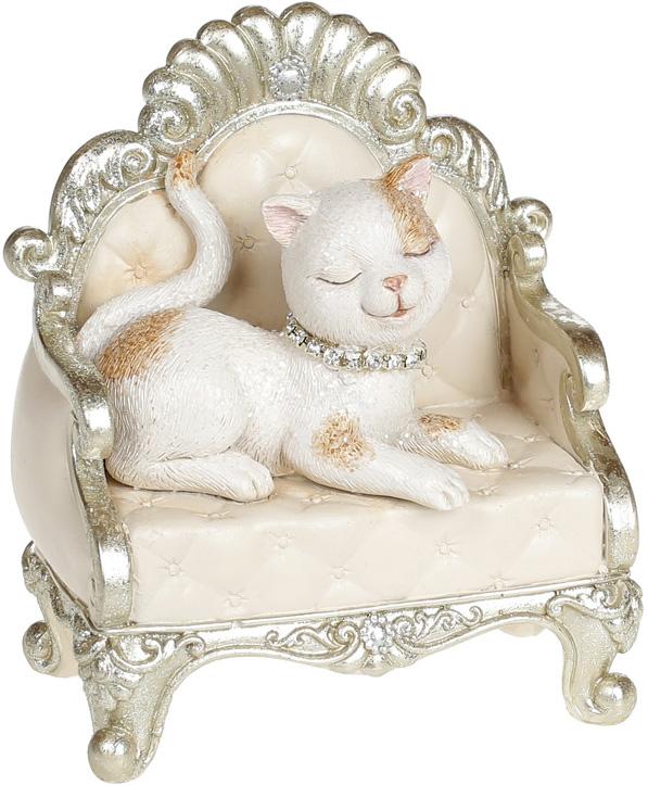 Статуэтка декоративная Гламурная кошечка 11х7х12,5 см