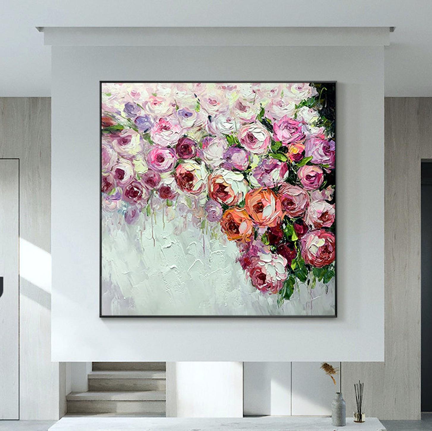 Картина на холсте ArtSale Цветы 70х70 см flwr0066