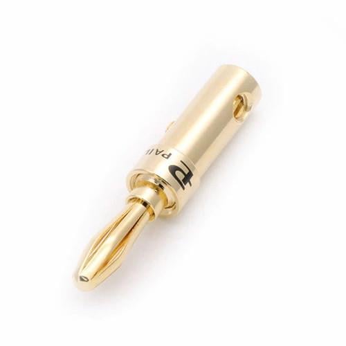 Зажимной разъем акустический SUNROZ Banana Plug Slim 4,2 мм Gold/Black (A48519)