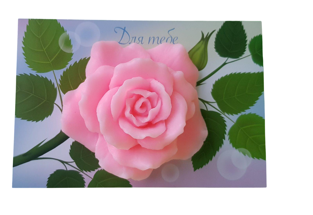 Мыло сувенирное Роза-открытка (AS00049) Мыло сувенирное Роза-открытка (AS00049)