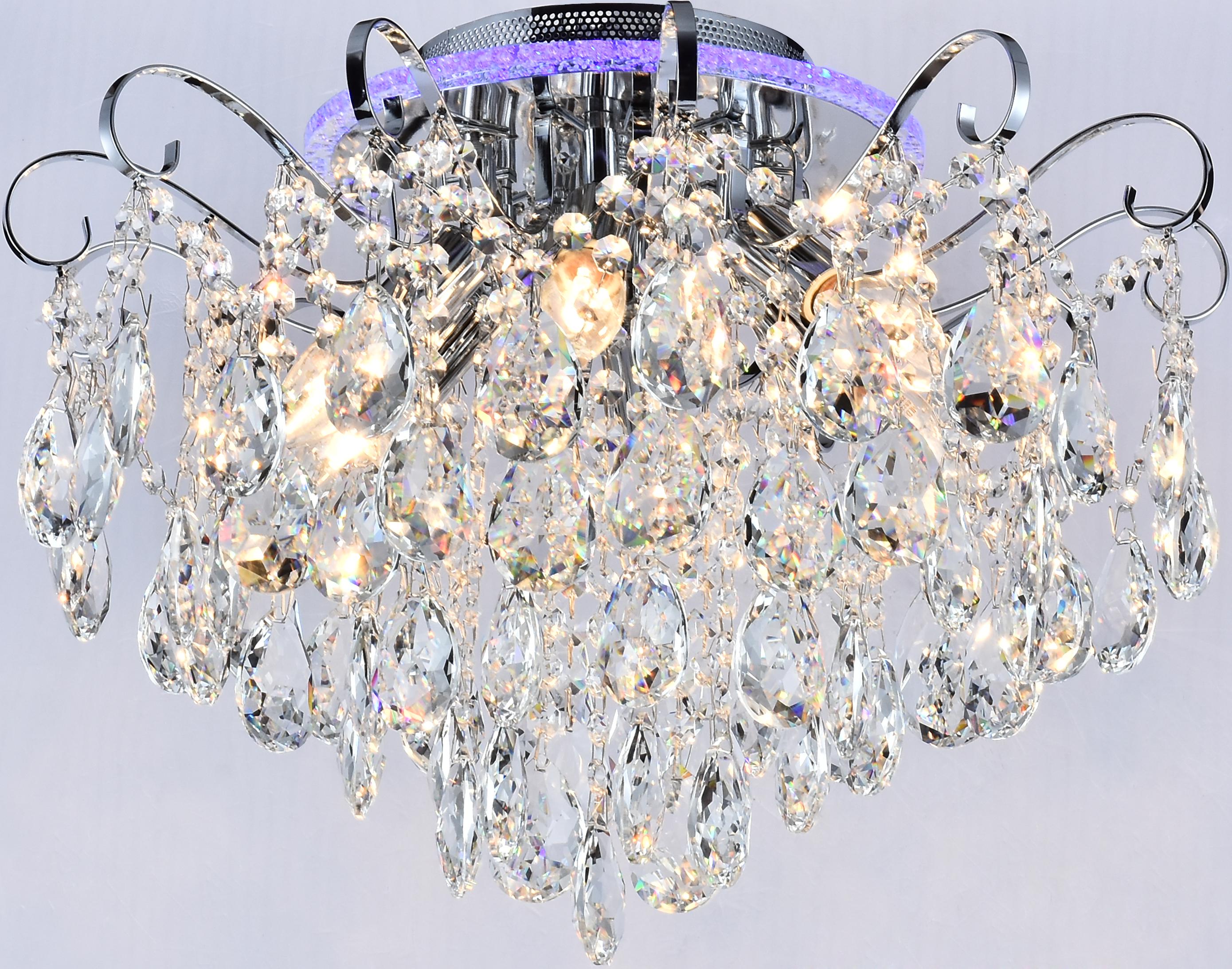 Люстра хрустальная Sirius XE 4021/6-500 CR+RGB (000028825)