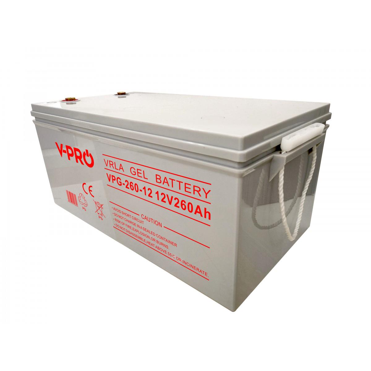 Аккумуляторная батарея Volt Polska GEL VPRO PREMIUM 12V 260 Ah VRLA (50225)