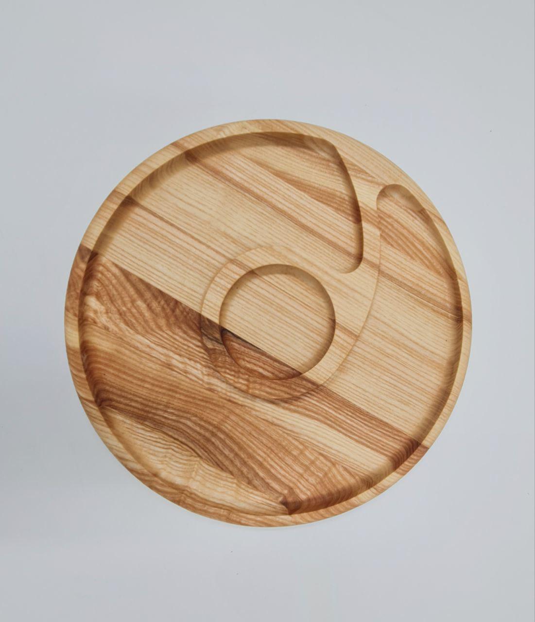 Доска для сервировки из дерева d 30 см (IN37) - фото 3 Доска для сервировки из дерева d 30 см (IN37) - фото 3