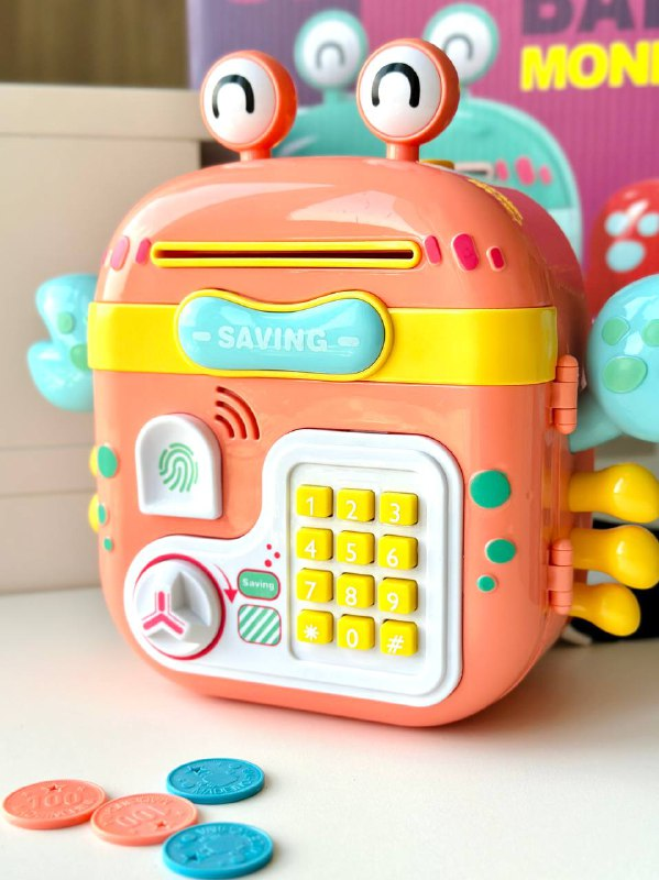 Сейф-скарби електронні YD 6655 Крабік Помаранчевий