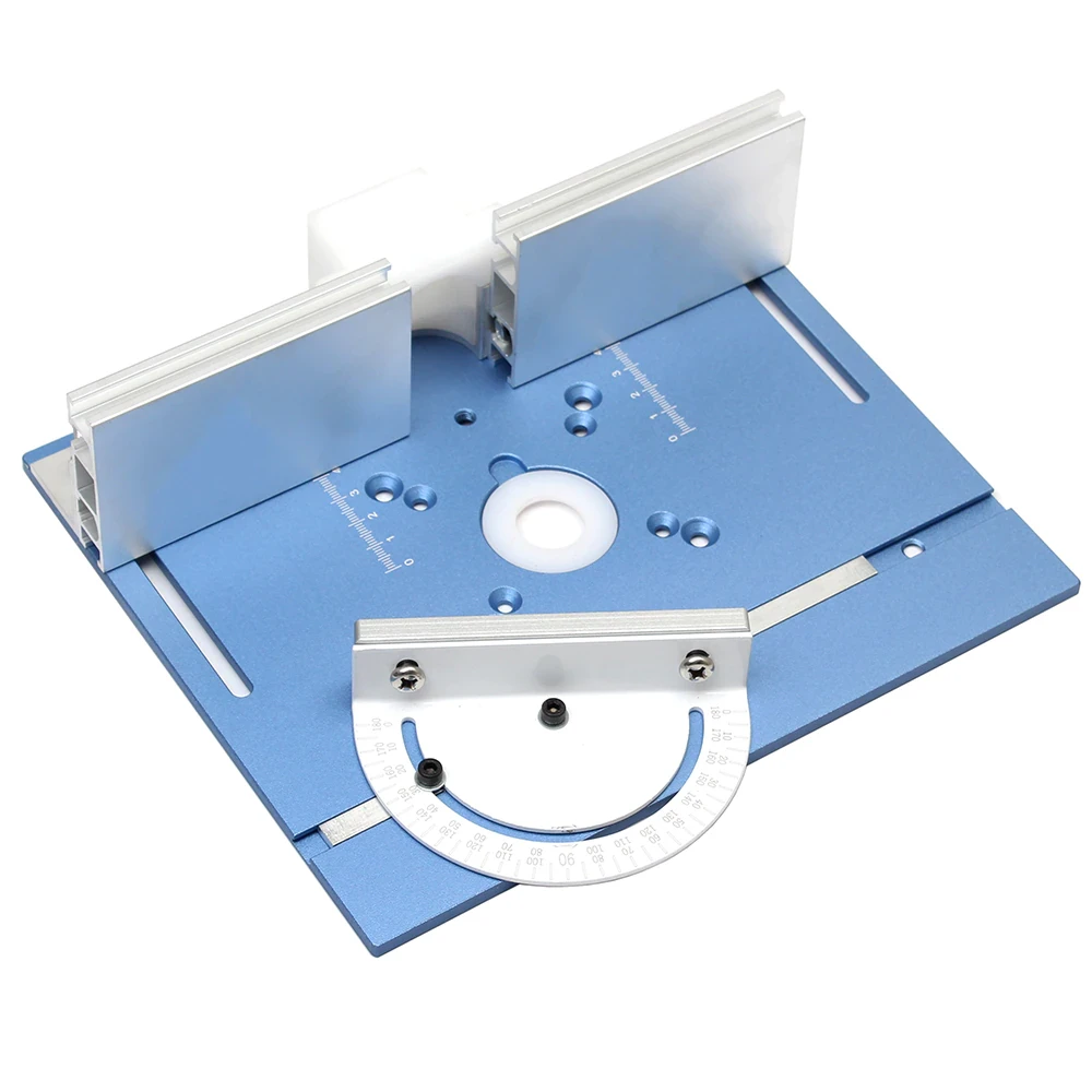 Пластина для крепления фрезера в стол алюминиевая Синий (ПФС) - фото 3 Пластина для крепления фрезера в стол алюминиевая Синий (ПФС) - фото 3