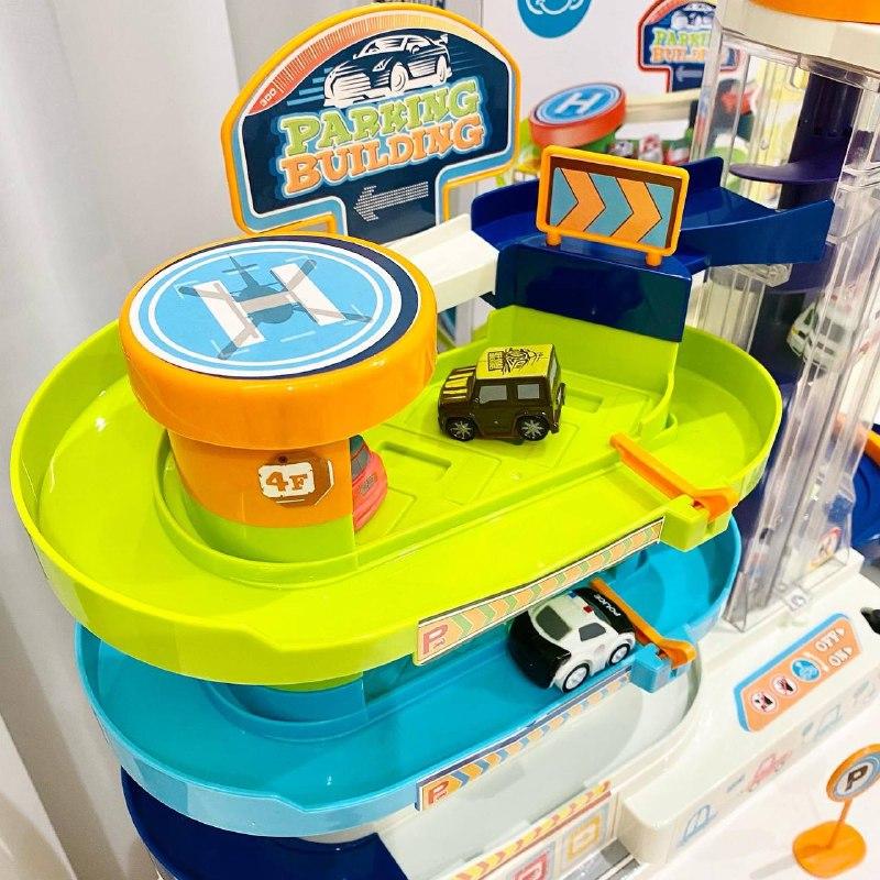 Дитячий музичний гараж для машинок TK Group 799920 з автоматичним підйомником 3 поверхи українська озвучка (2009015728) - фото 3 Дитячий музичний гараж для машинок TK Group 799920 з автоматичним підйомником 3 поверхи українська озвучка (2009015728) - фото 3