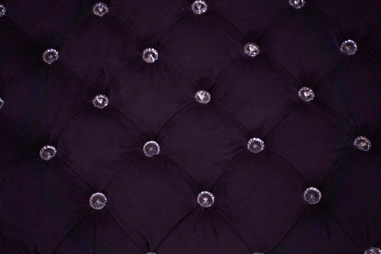 Пуф Mebelle Double Cubic велюр 83x45x45 см Вугільно-чорний (0027) - фото 3 Пуф Mebelle Double Cubic велюр 83x45x45 см Вугільно-чорний (0027) - фото 3