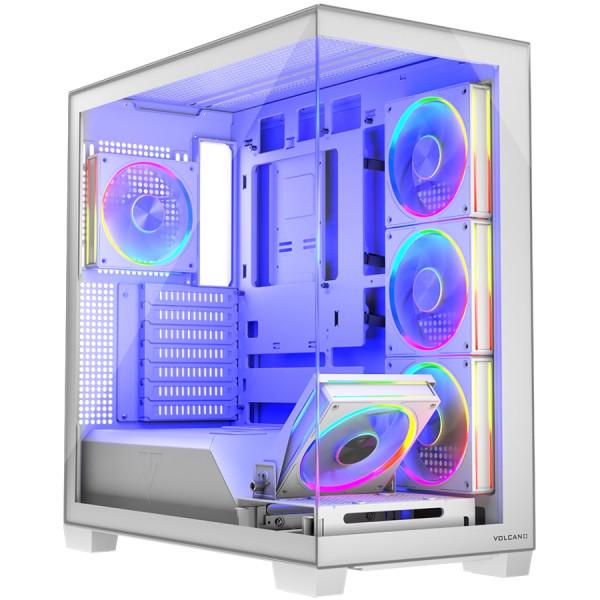 Корпус для ПК Modecom VOLCANO STELLAR ARGB MIDI White (AT-STELLAR-5F-ARGB-20) Корпус для ПК Modecom VOLCANO STELLAR ARGB MIDI White (AT-STELLAR-5F-ARGB-20)