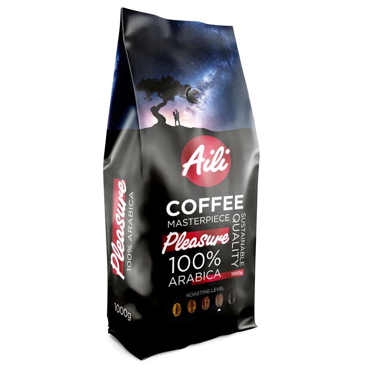 Кава мелена Aili Pleasure Arabica 1000 г (АСOF01)