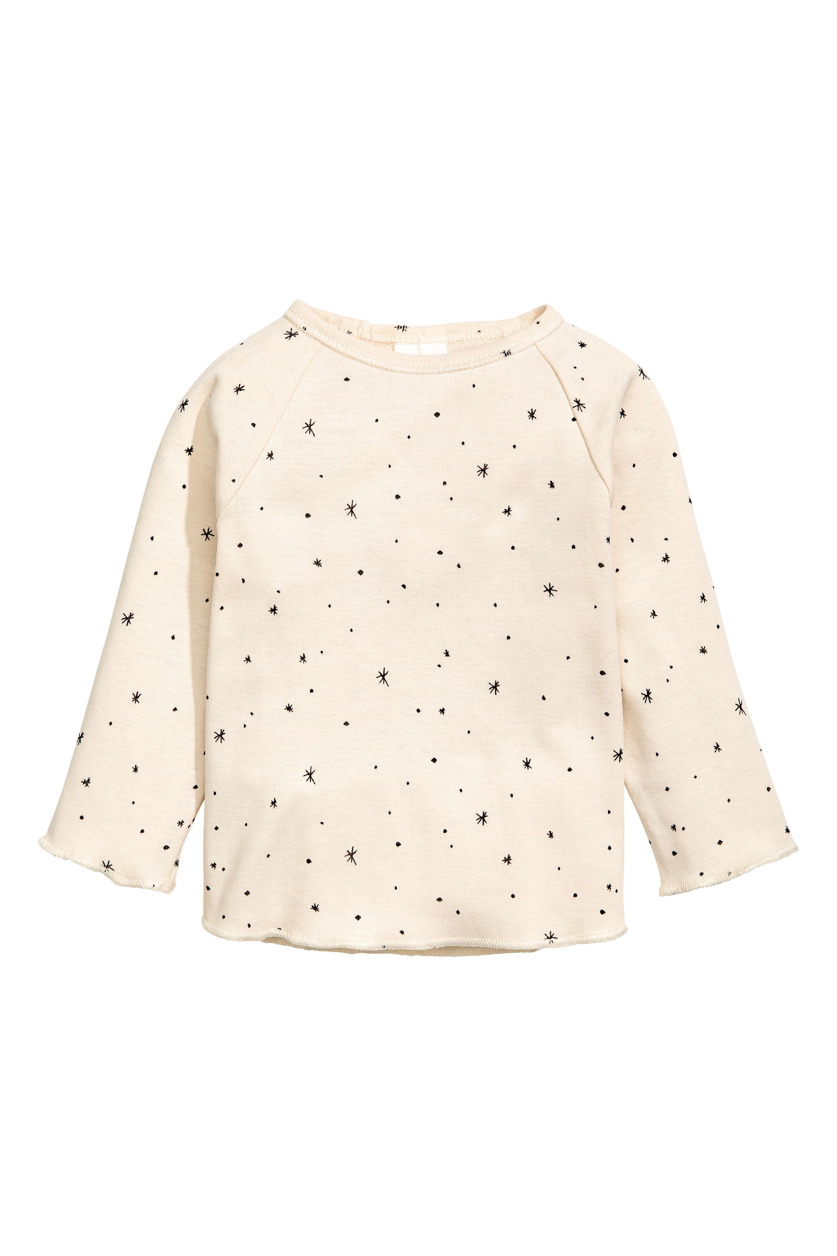 Лонгслив H&M 50 см Молочный (5393566)