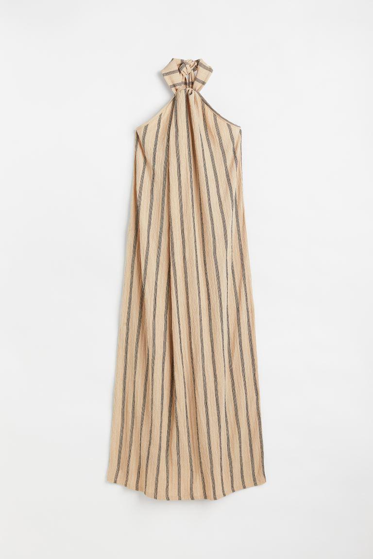 Сукня без рукавів S Бежево-чорний 1089092arl)