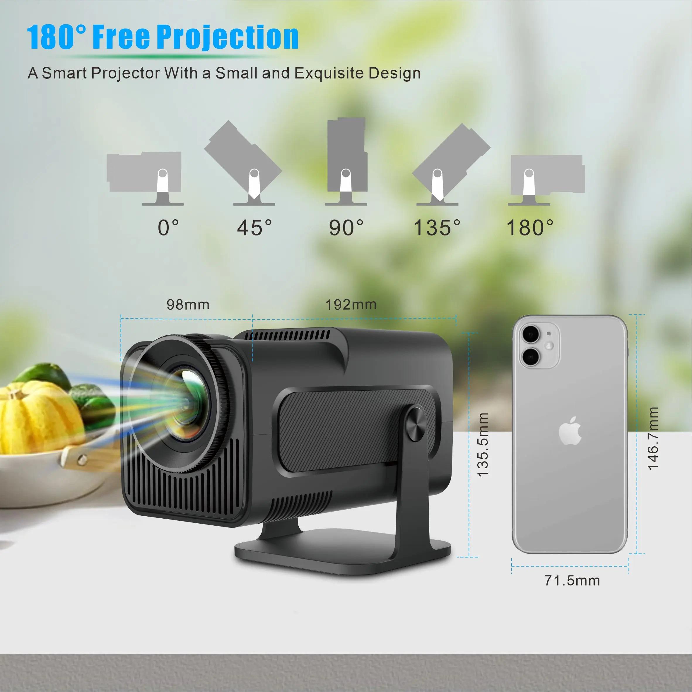 Проектор Android Led 13 64GB wifi bluetooth 2 джойстика игры HY320 Max - фото 10