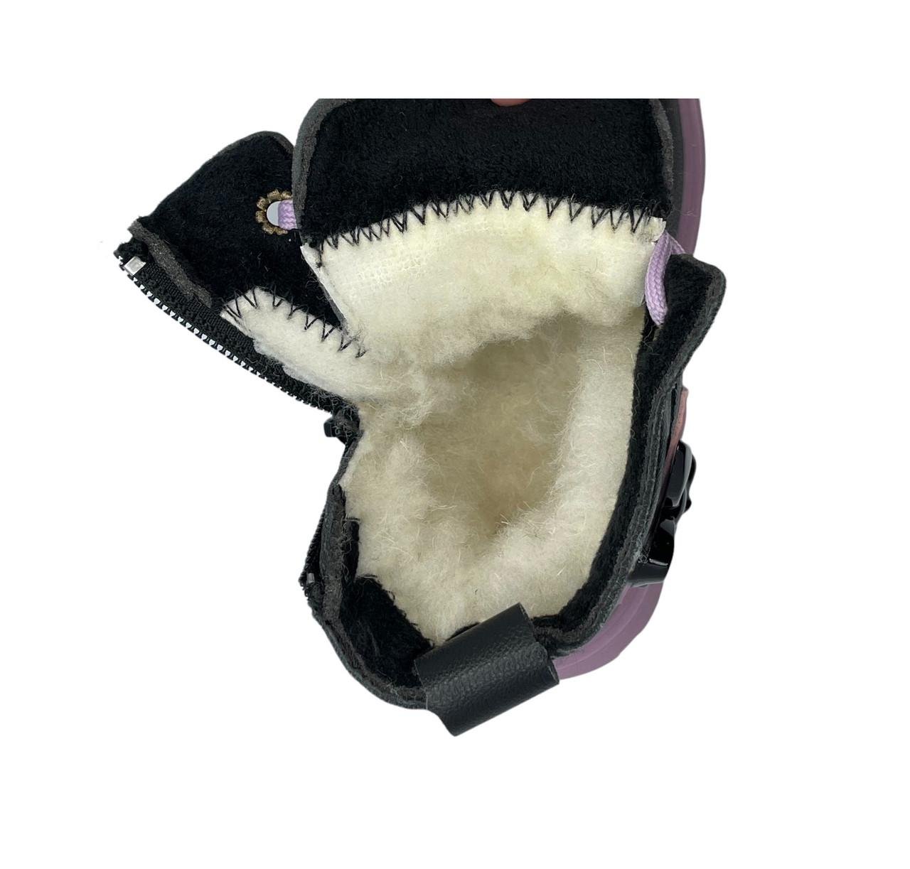 Ботинки зимние для девочек Канарейка T1531-5/24 р. 24 Черный - фото 2 Ботинки зимние для девочек Канарейка T1531-5/24 р. 24 Черный - фото 2