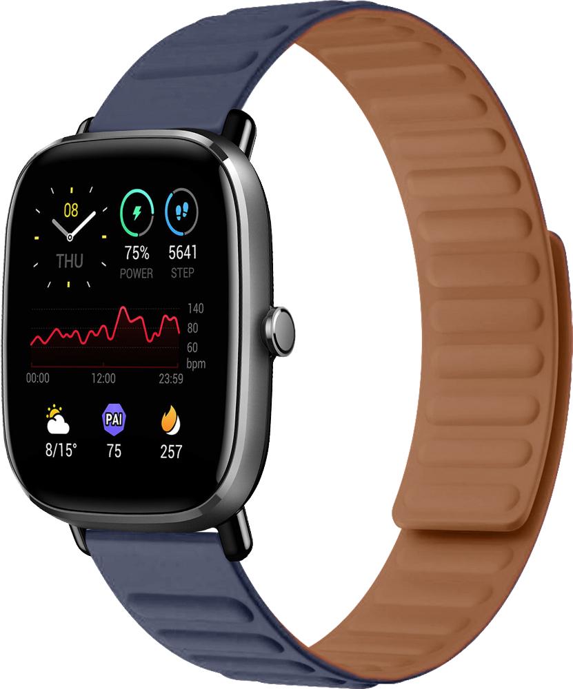 Ремешок Magneter для Amazfit GTS 2 mini Dark Blue (26627-5D)