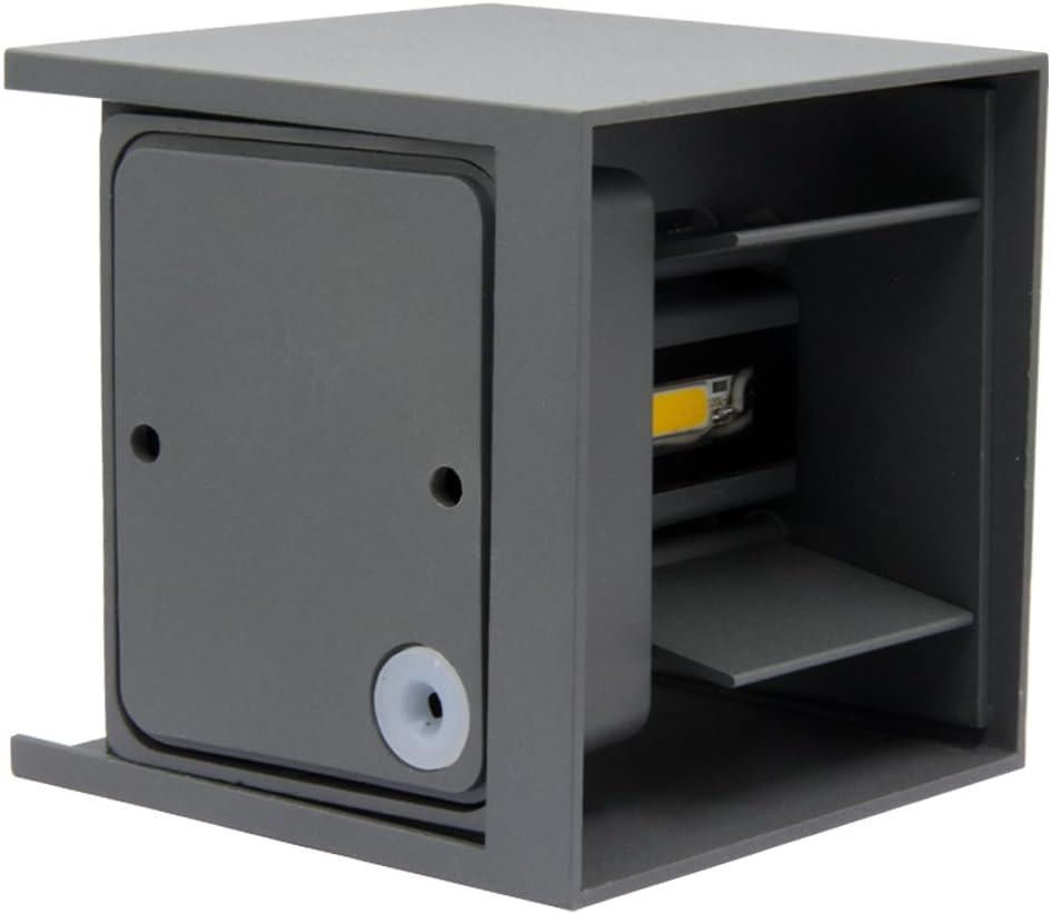 Светильник настенный LED алюминиевый корпус до 660 Лм Серый (8/780)