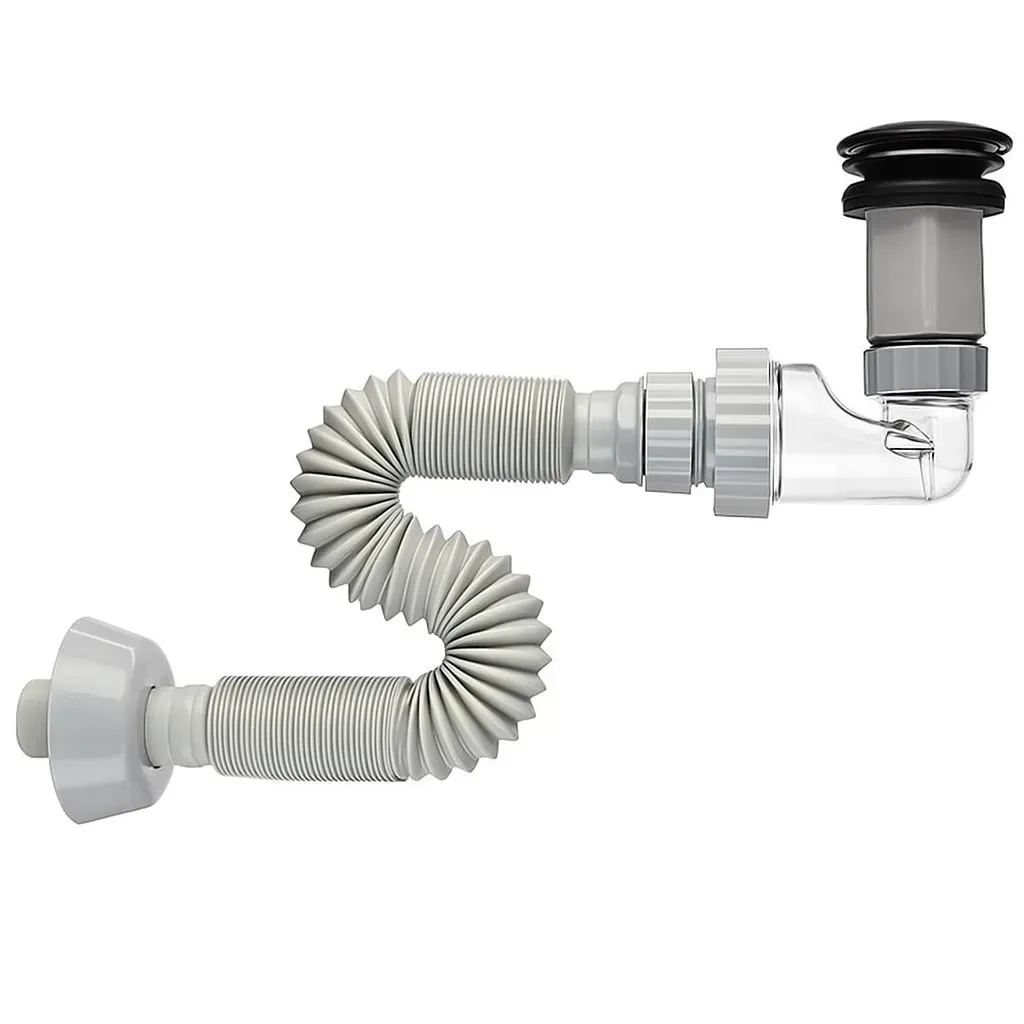 Сифон мебельный VBI универсальный Белый (VBI-059101BL)