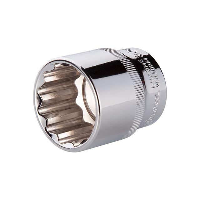 Головка дванадцятигранна Intertool 1/2" 30 мм (000026628)