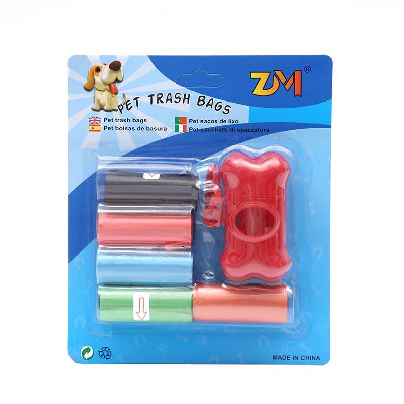 Набор для выгулки собак 11154 5 рулонов Красный (4570816)