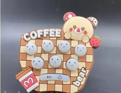 Іграшка-брелок Pop It №11 Ведмедь електронна інтерактивна (PIT-11-00) - фото 4