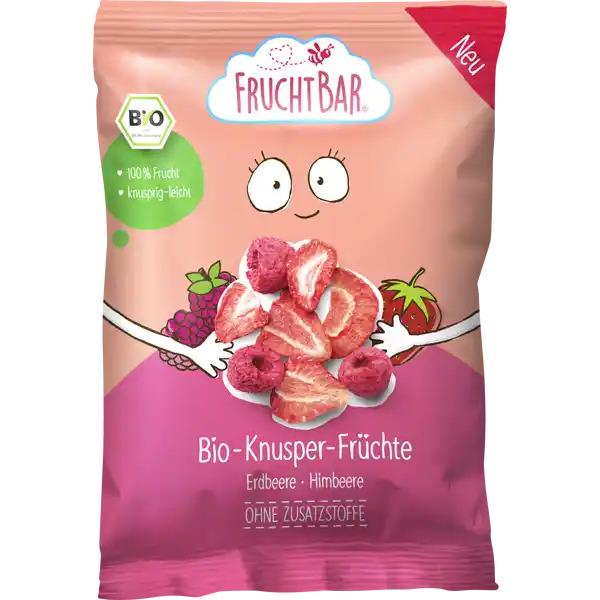 Снеки органические хрустящие FruchtBar Bio Knusper-Früchte клубника-малина 12 г