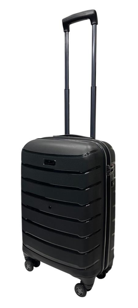 Валіза маленька поліпропілен Snowball 61303 57х38х21 см 36 л S Чорний - фото 1