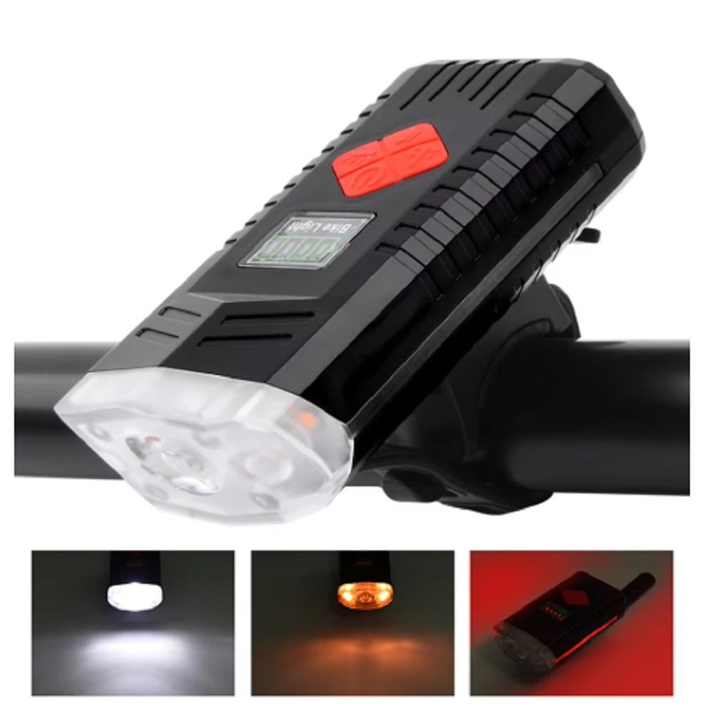 Фонарик аккумуляторный с креплением для велосипеда (VL97746)