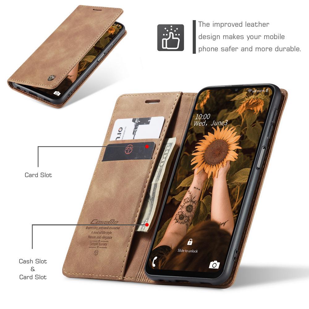 Чохол книжка з магнітом Samsung Galaxy A23 A235 CaseMe Brown (29269-30) - фото 3