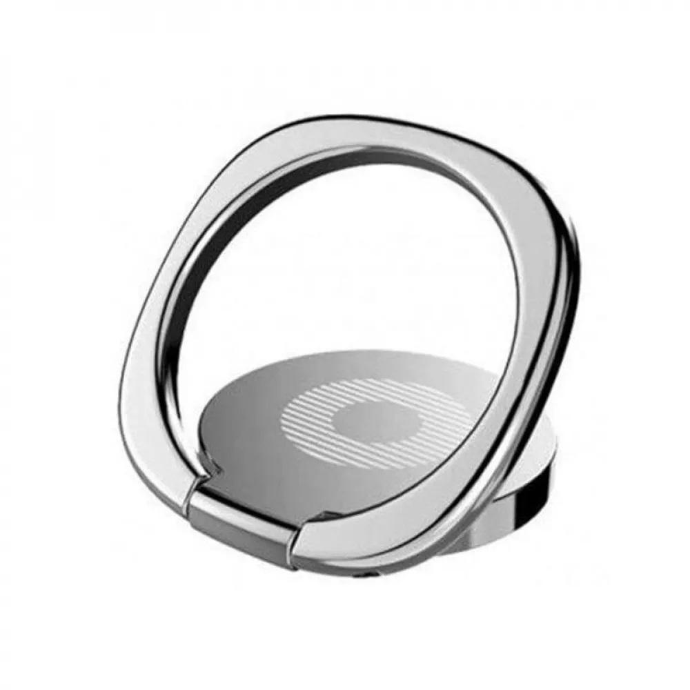 Кольцо-держатель для телефона BASEUS SUMQ-0S Privity Ring Bracket металлический с функцией подставки Silver (24869048)