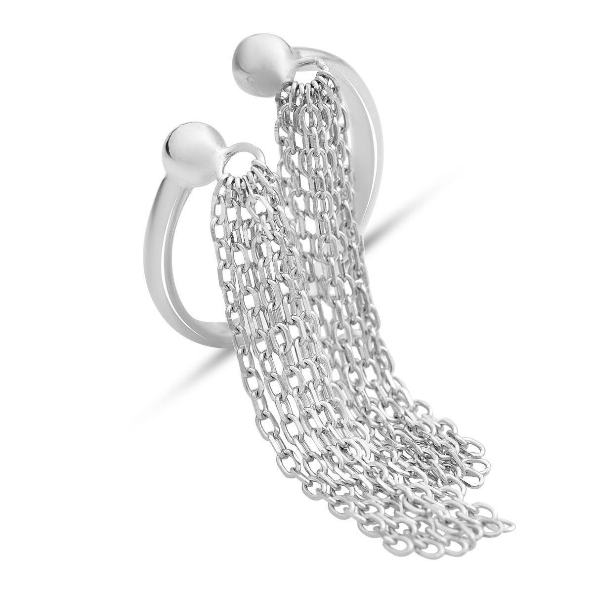 Кольцо серебряное Tiva с без камней 2,57 г универсальный размер (2157168)