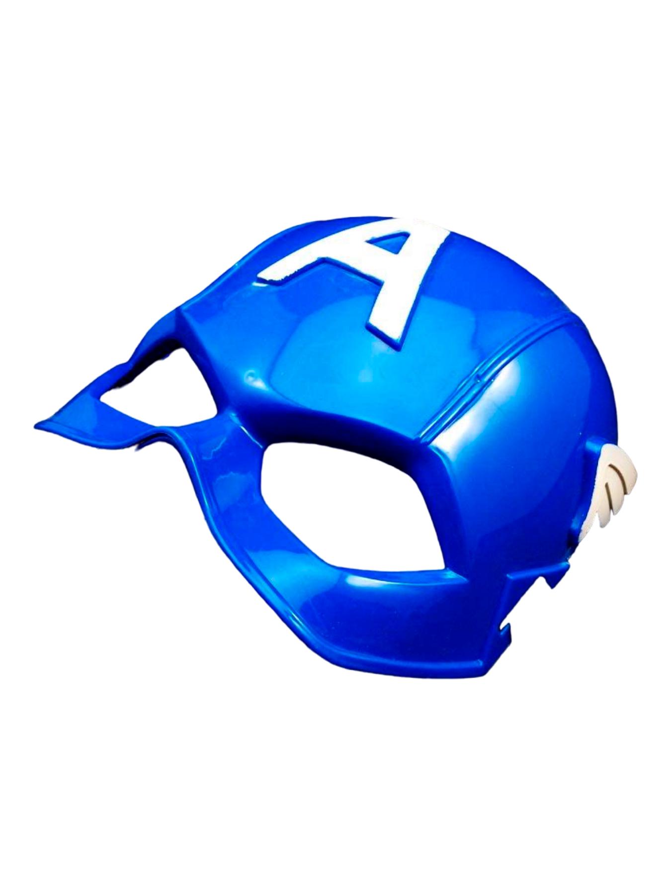 Маска для детей Капитан Америка Марвел пластиковая р. 30 (12399294)