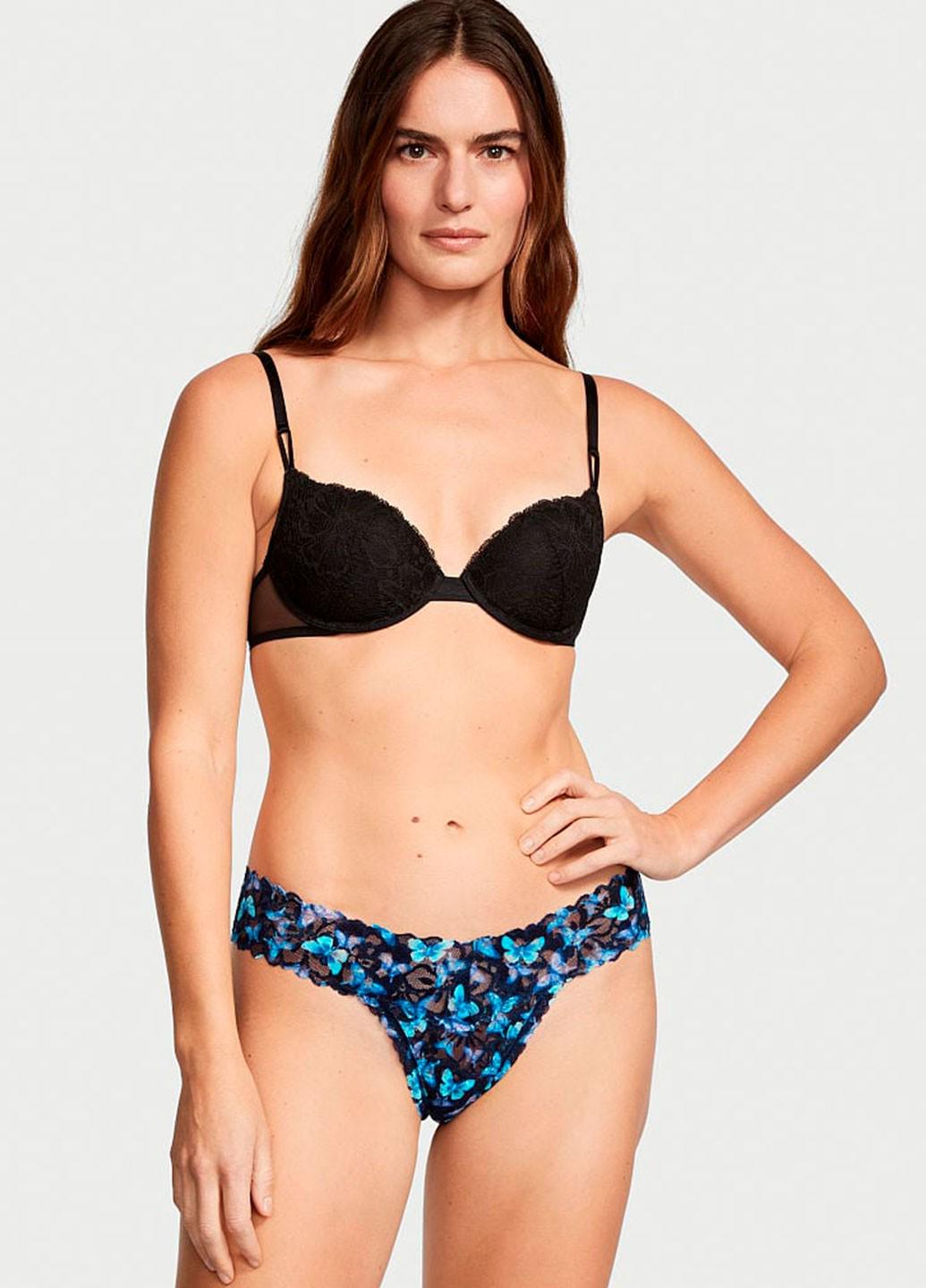 Женские трусы Victoria's Secret 7040000393097R4QS S Синий (65151821)