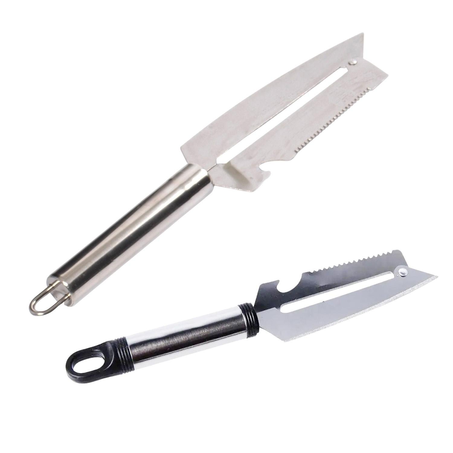 Набор многофункциональных шинковок ножей Рома из нержавеющей стали 30 см/21 см (87686)