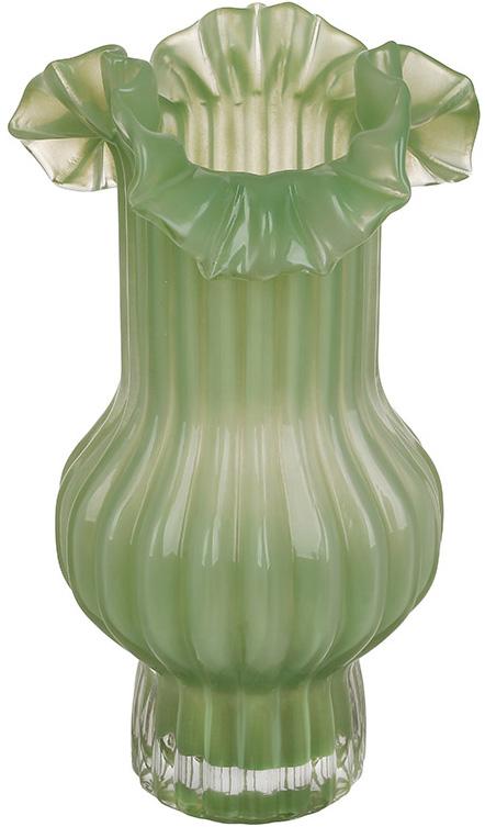 Ваза стеклянная Toulouse 13,5х26 см Фисташковый