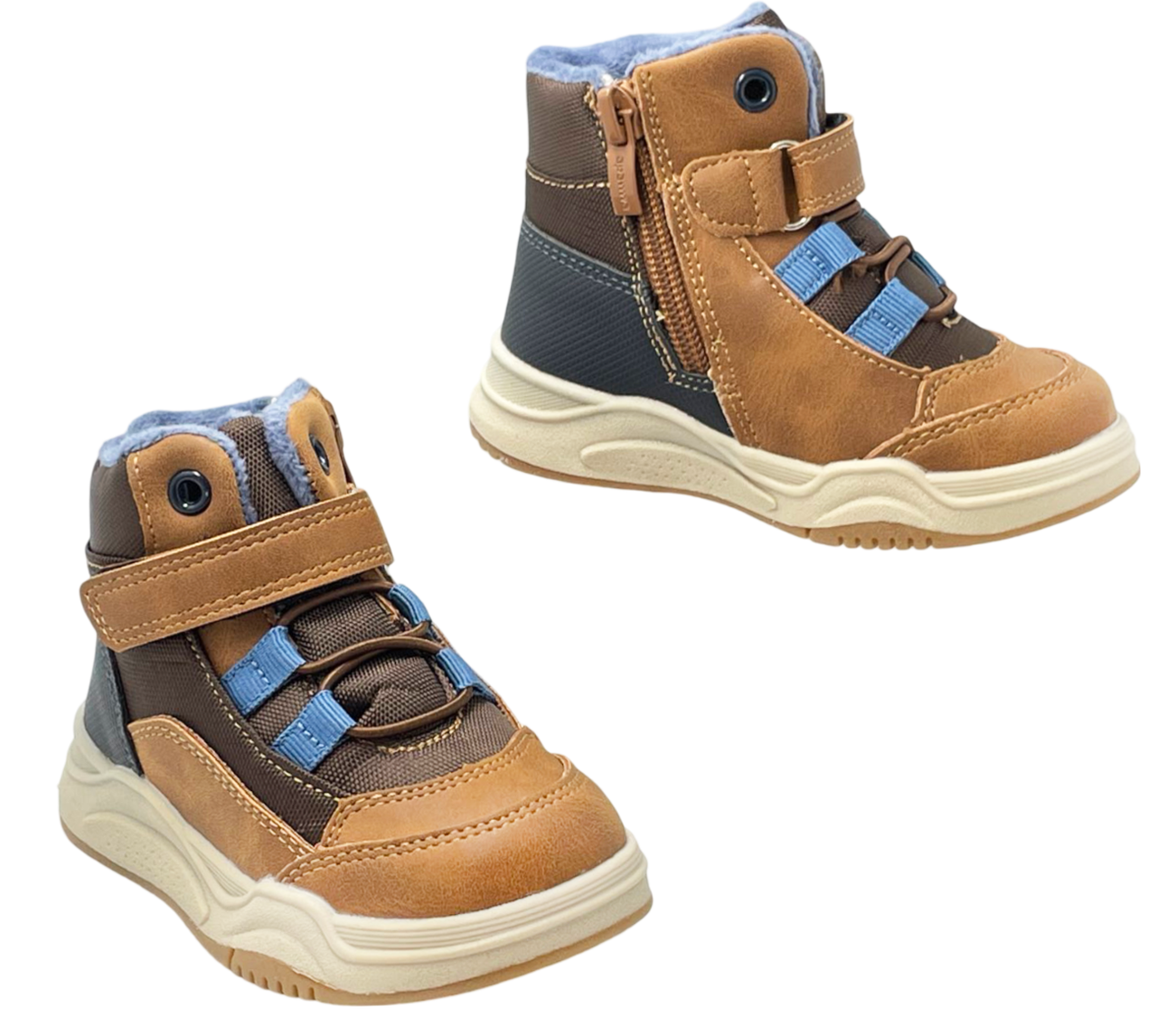 Ботинки демисезонные для мальчиков Apawwa GD47676/21 р. 21 Коричневый - фото 4 Ботинки демисезонные для мальчиков Apawwa GD47676/21 р. 21 Коричневый - фото 4