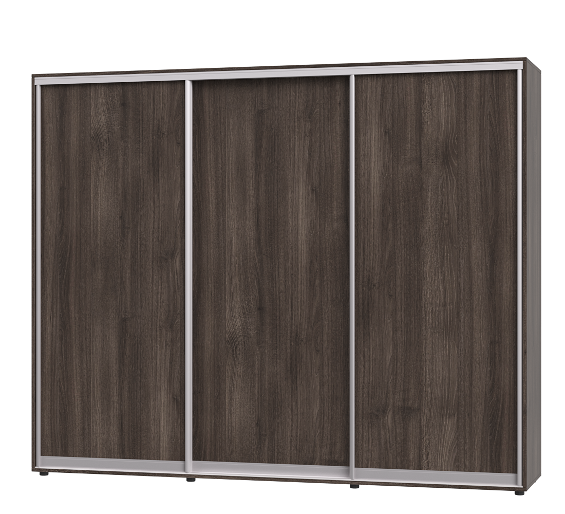 Шкаф-купе трехдверный Эверест ШК-04 260х60х220 см 
Шамони темный (07281)