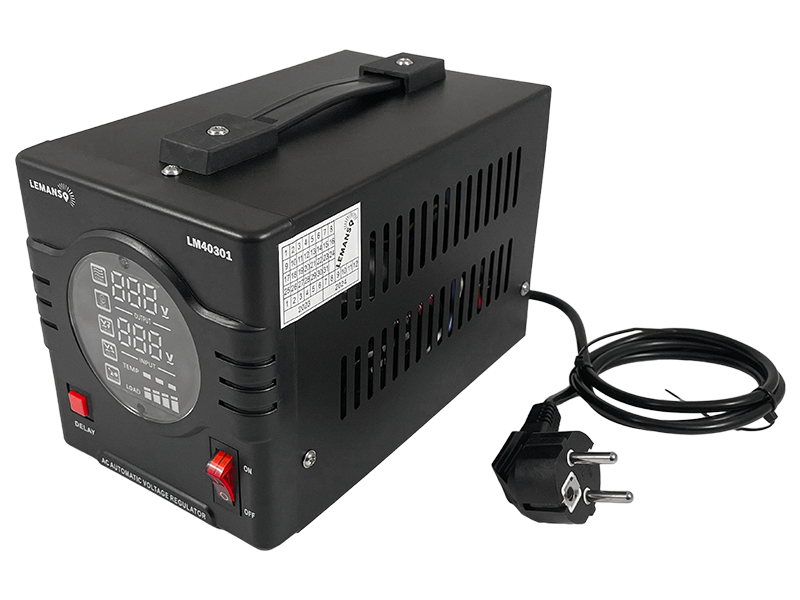 Стабилизатор напряжения Lemanso LM40301 500 VA 400 Вт 160-260 В Черный (7939) Стабилизатор напряжения Lemanso LM40301 500 VA 400 Вт 160-260 В Черный (7939)