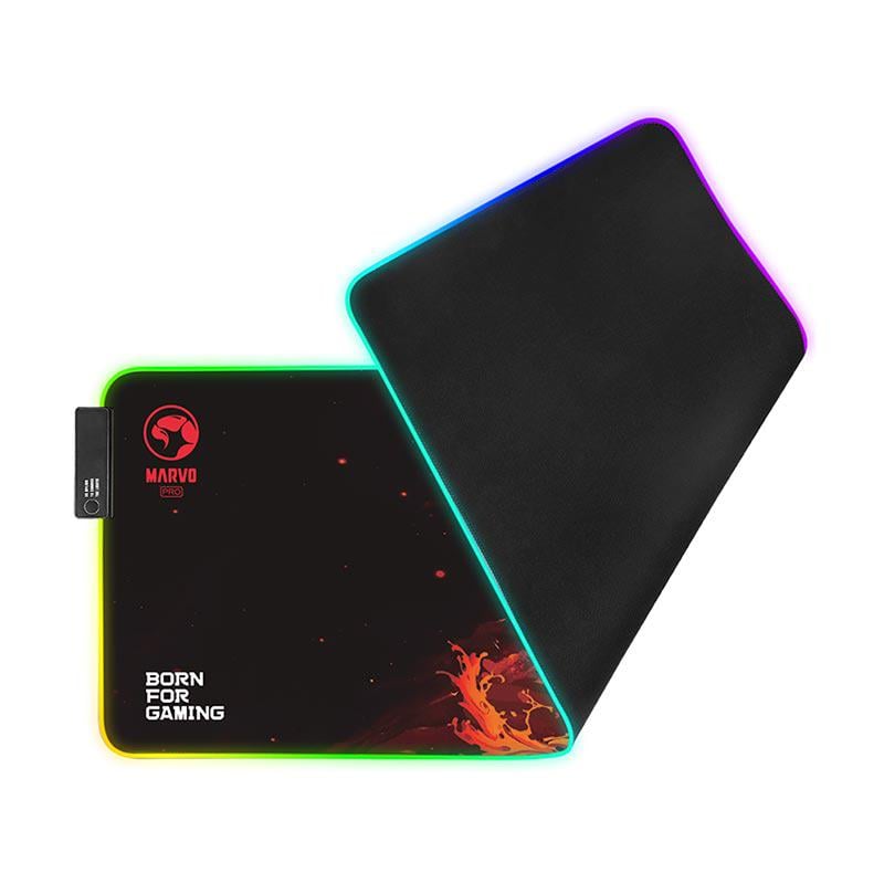 Коврик для мыши MARVO G45 RGB Mousepad с рисунком 80х30,5 см Черный - фото 2