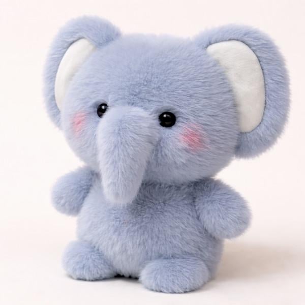 Мягкая игрушка Слоненок 16 см Голубой (31209359)