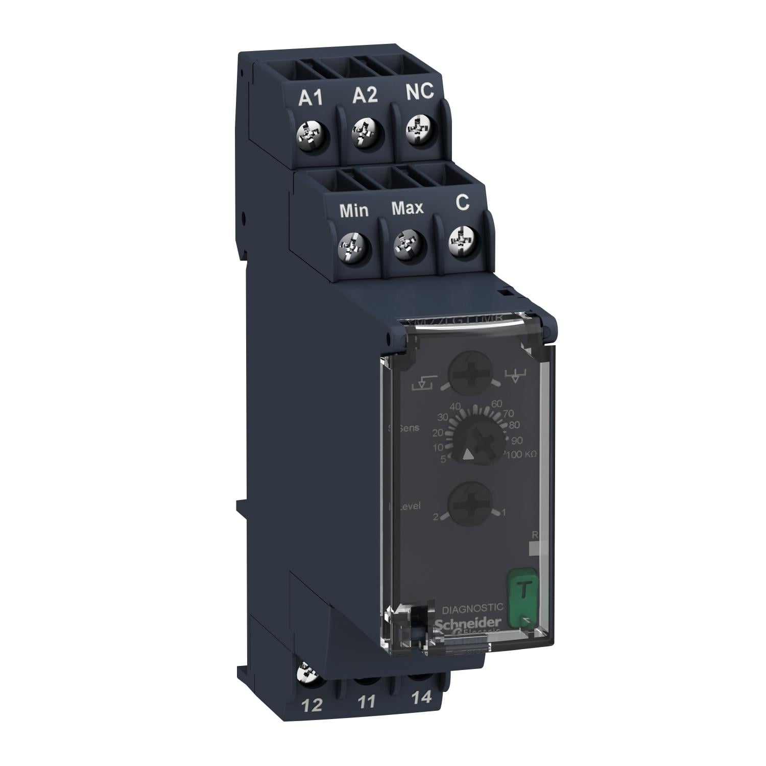 Реле контролю рівня рідини Schneider Electric 8A 1CO 24-240V AC/DC (RM22LG11MR)