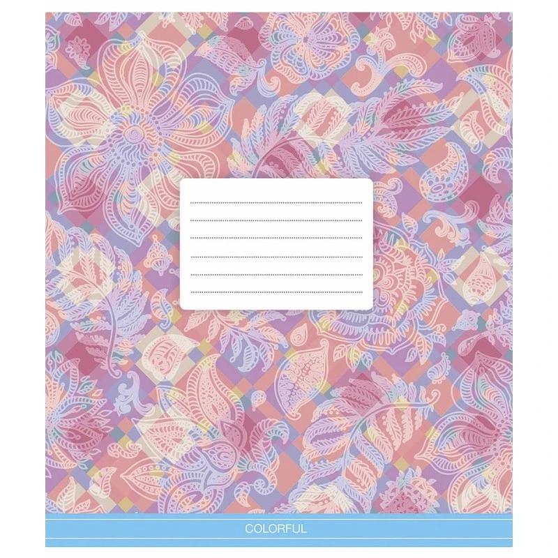 Зошит учнівський Школярик Сolor mania 024-3386L-1 в лінію 24 арк. (RLT43388)