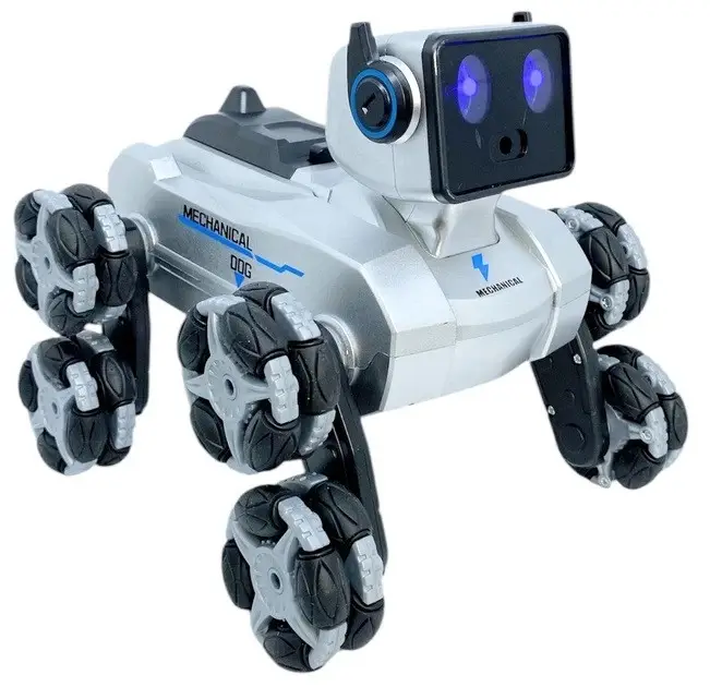 Робот-собака Mechanical Dog N29-1 на колесах на радиоуправлении