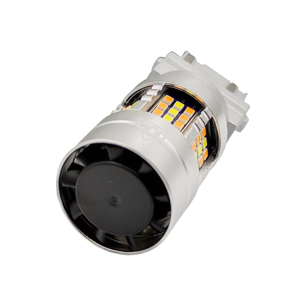 Лампа світлодіодна 3157 AVolt ДХО+поворот T25-GSC Canbus білий і жовтий 10-14v - фото 2 Лампа світлодіодна 3157 AVolt ДХО+поворот T25-GSC Canbus білий і жовтий 10-14v - фото 2