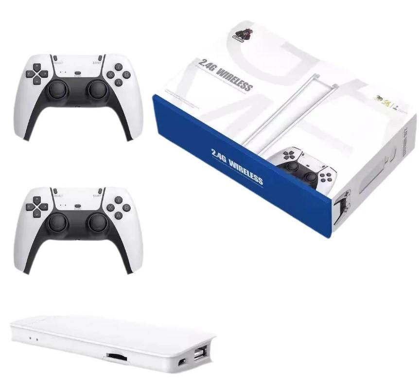 Ігрова приставка консоль M15 Plus 64 Гб 4K Game Stick 3D з двома бездротовими джойстиками (2390000010)