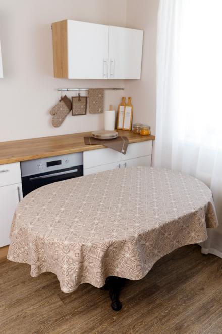 Скатертина овальна Прованс Кориця 133х180 см (41199)