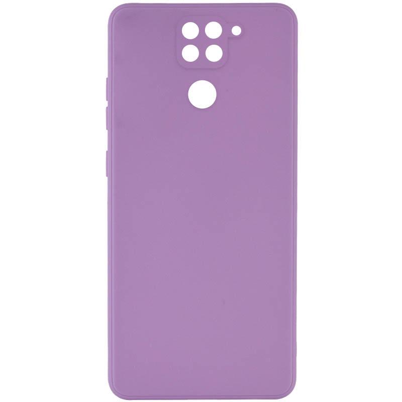 Протиударний силіконовий чохол Candy Full Camera для Xiaomi Redmi Note 9 / Redmi 10X Бузковий