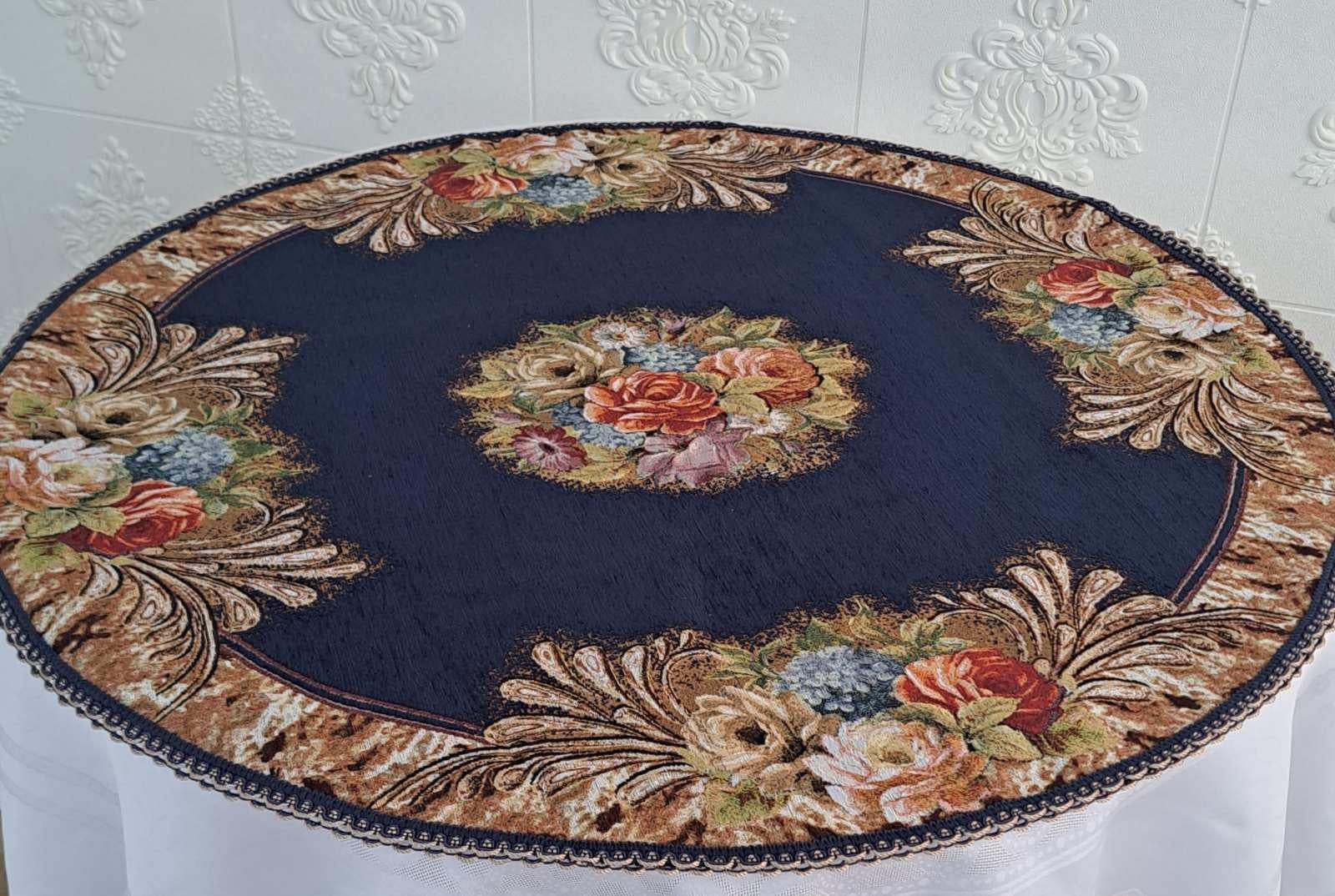 Салфетка велюровая Sagol 100 см St154 Lacivert (CN21942)