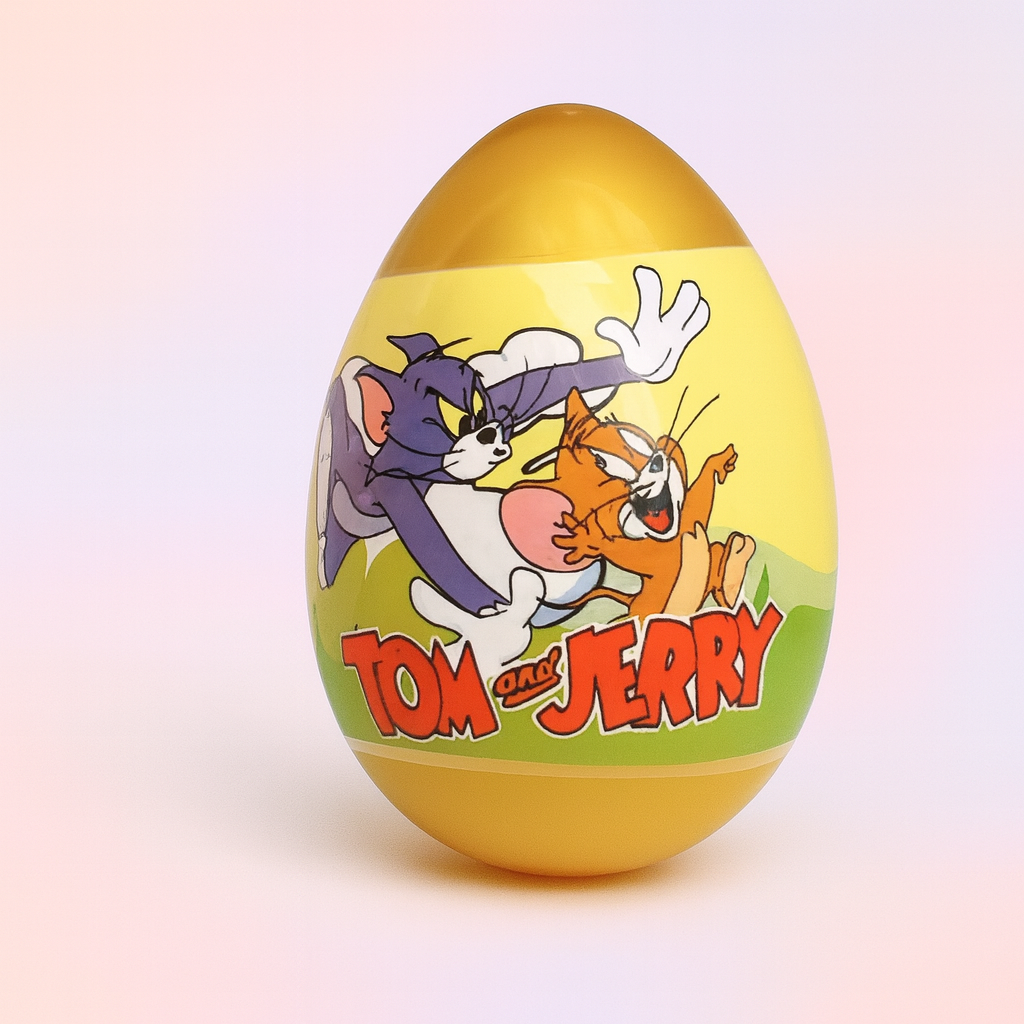 Детская игрушка Яйцо-сюрприз Tom and Jerry с фигуркой (27829523)