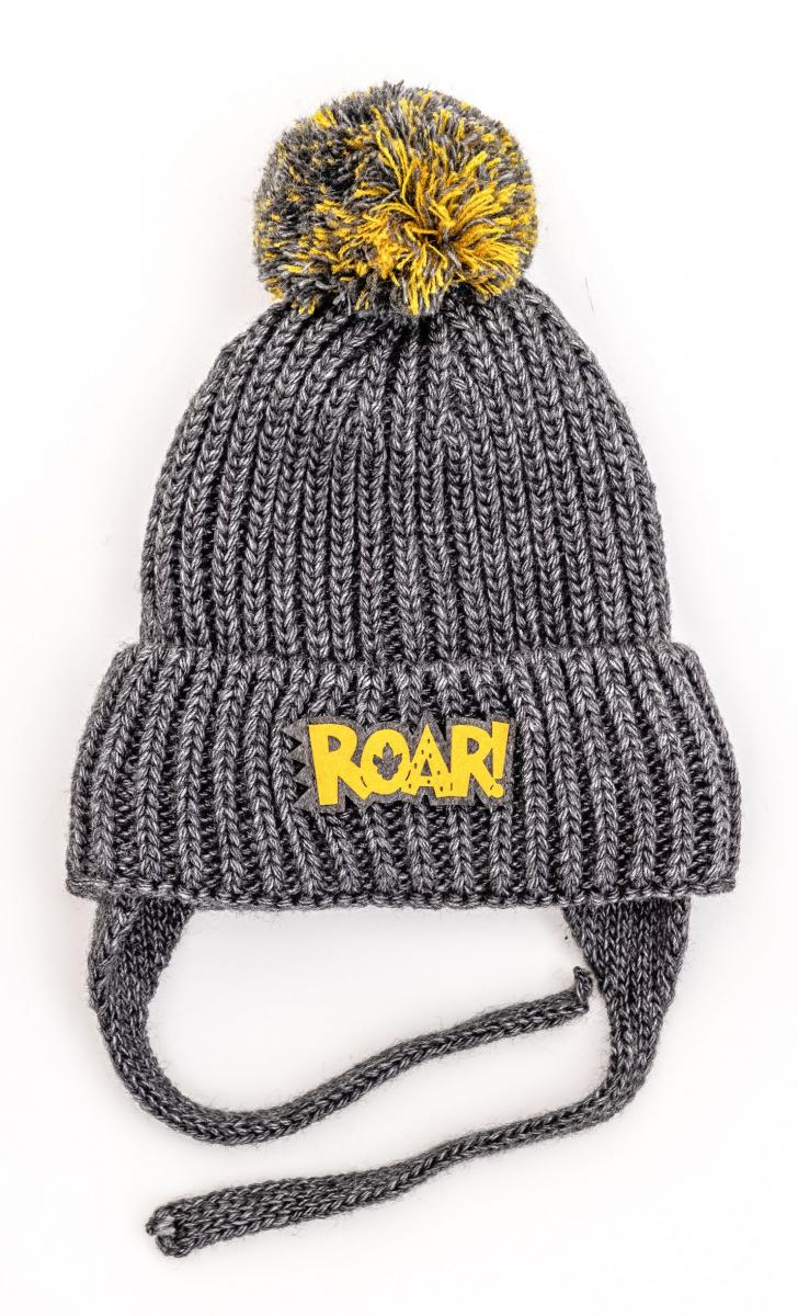 Шапка детская зимняя Alex Роб 44-48 см Асфальт