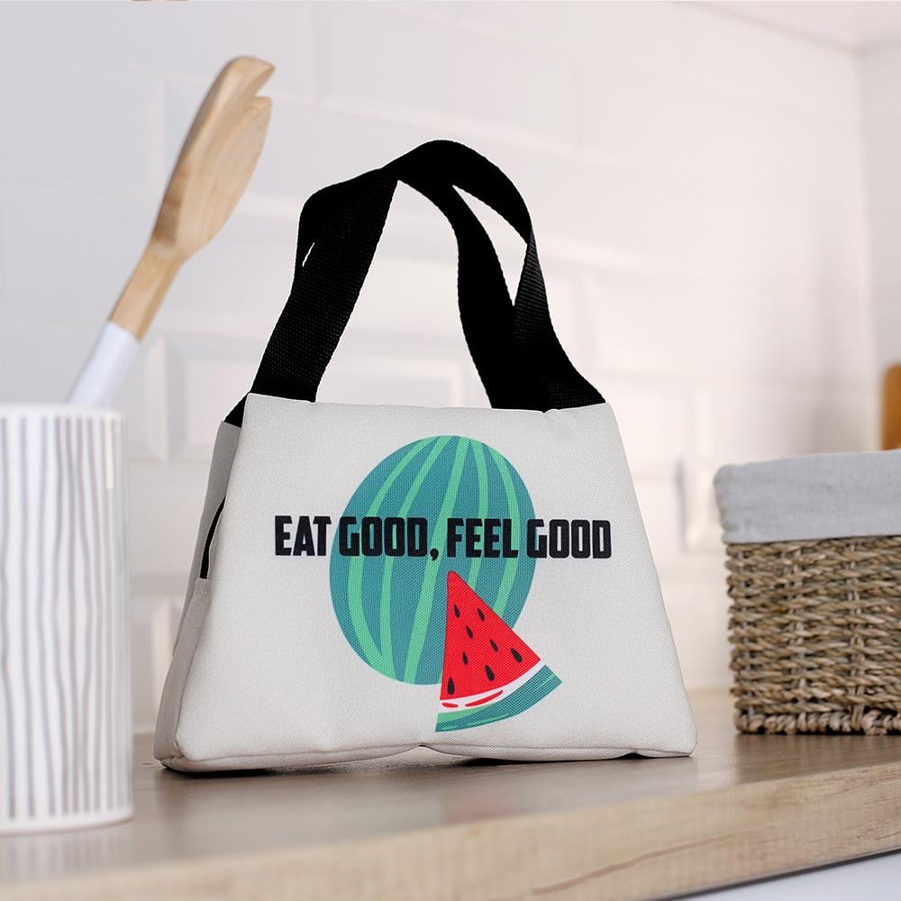 Термосумка Lunch bag Eat good, feel good 24х12х17 см (LUN_24S025) - фото 1